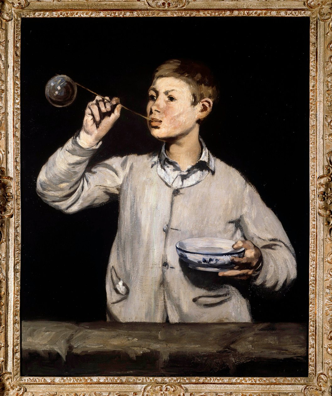 Bańki mydlane. Obraz Edouarda Maneta (1832-1883) 1867 autorstwa Édouard Manet