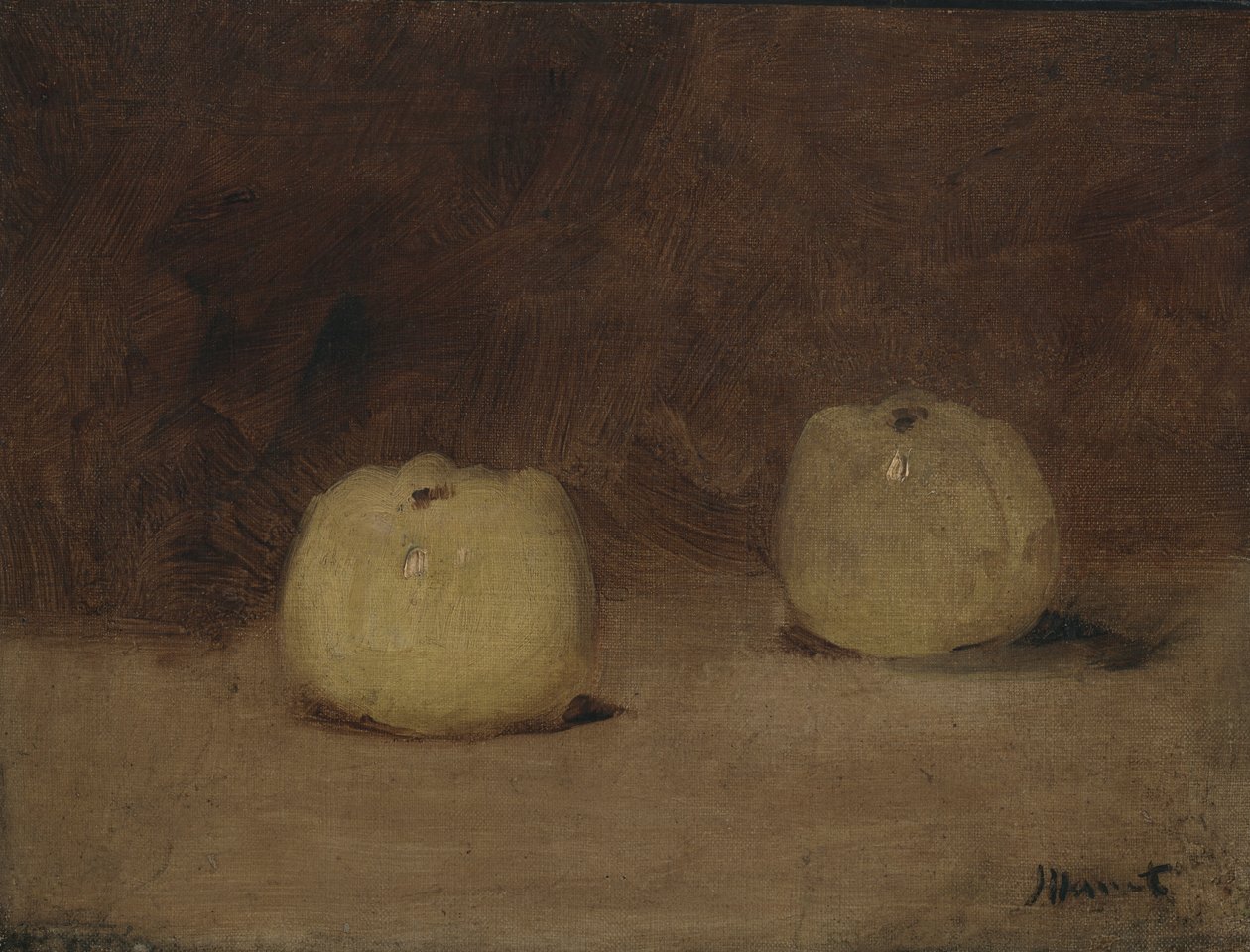 Martwa natura z dwoma jabłkami, ok.1880 autorstwa Édouard Manet