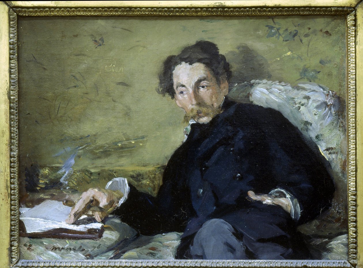 Stéphane Mallarme (1842 - 1898) - autorstwa Edouarda Maneta autorstwa Édouard Manet