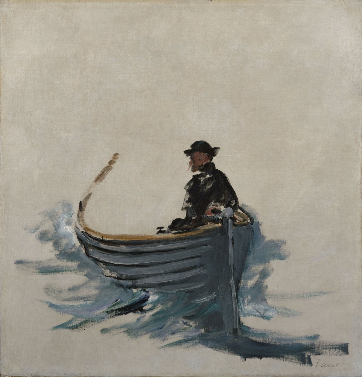 Studium do ucieczki z Rochefort, 1881 r. autorstwa Édouard Manet