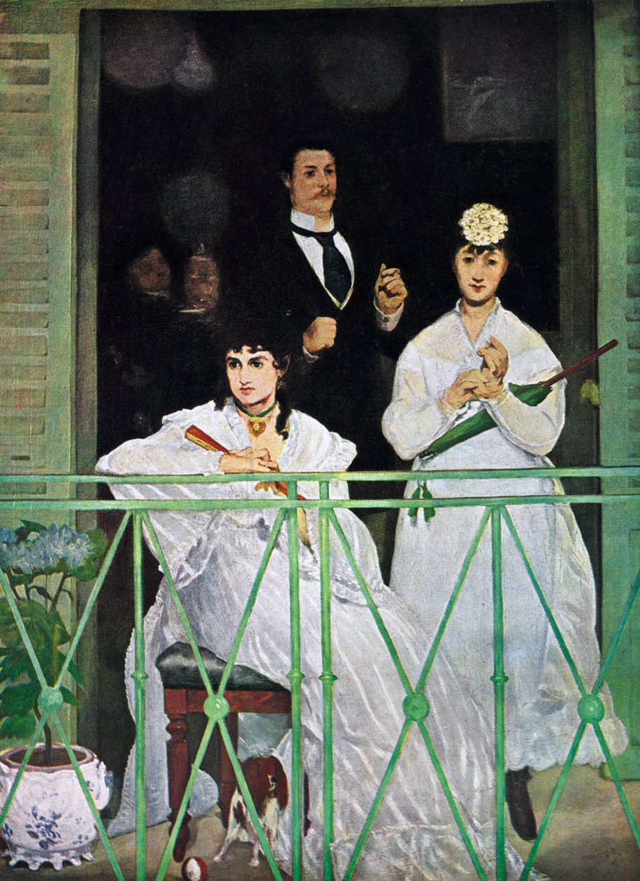Balkon, 1868-1869. autorstwa Édouard Manet