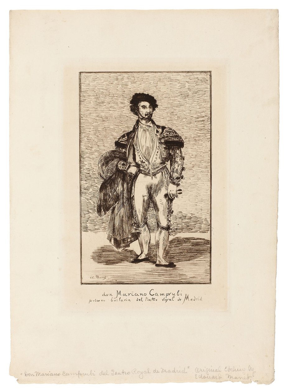 Tancerz baletowy (Don Mariano Camprubi) autorstwa Édouard Manet