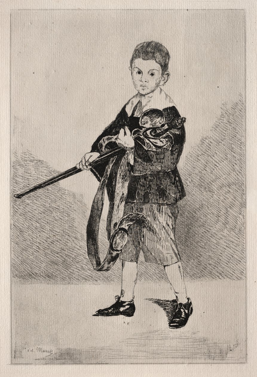 Chłopiec z mieczem autorstwa Édouard Manet