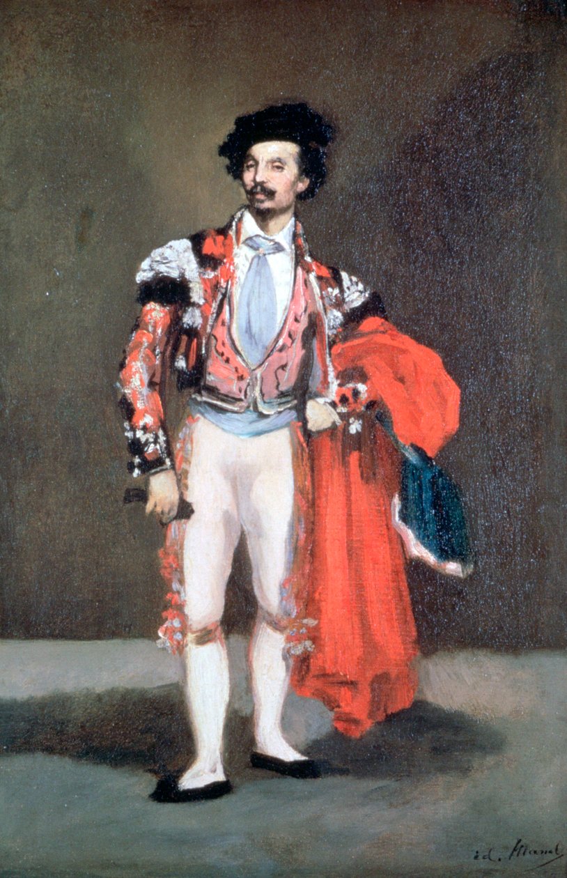 Tancerz, Mariano Camprubi, 1862 autorstwa Édouard Manet