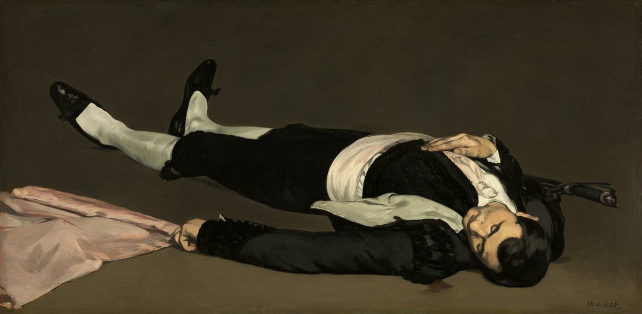 Martwy Toreador autorstwa Édouard Manet