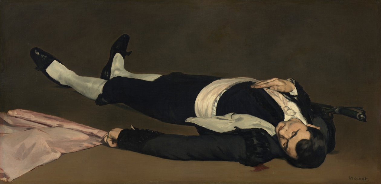 Martwy torreador autorstwa Édouard Manet