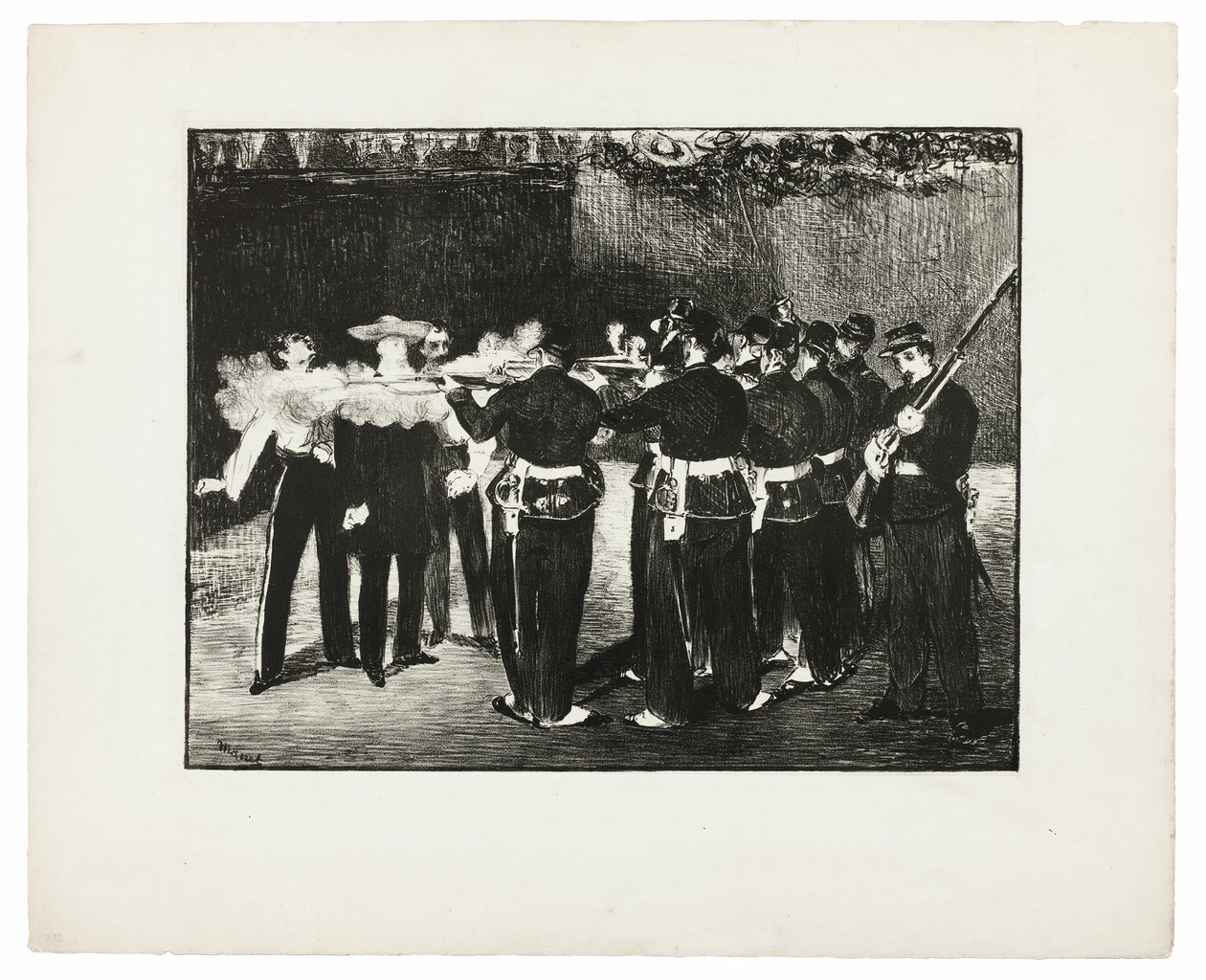 Egzekucja Maksymiliana autorstwa Édouard Manet