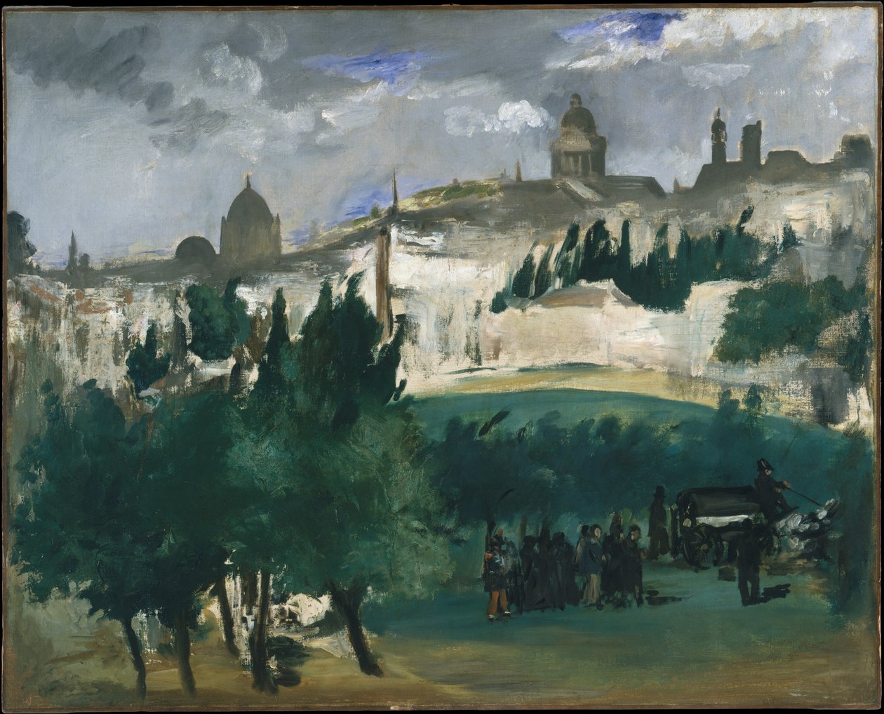Pogrzeb autorstwa Édouard Manet