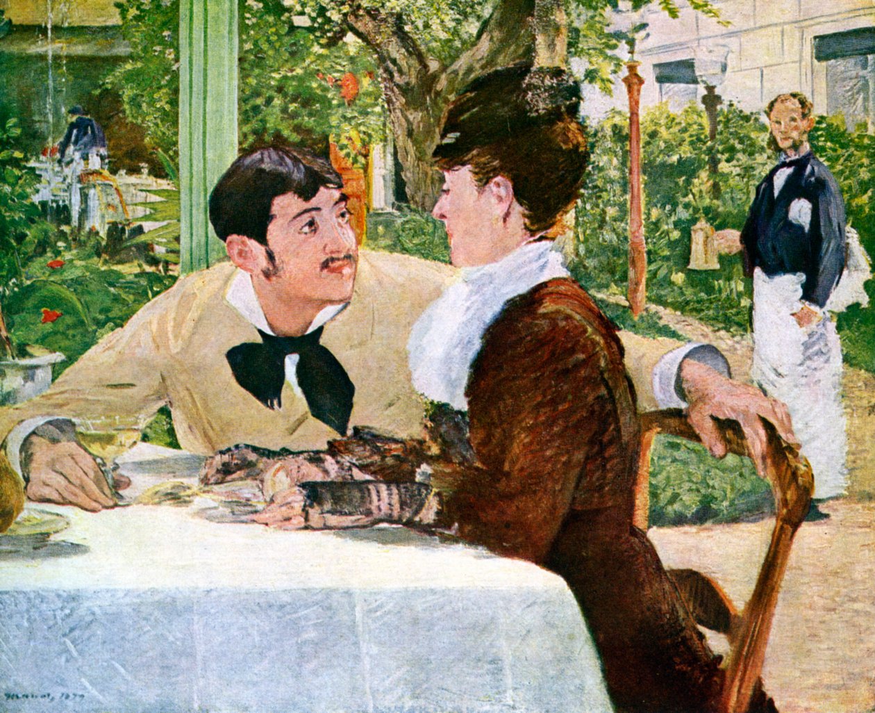 Ogród Pere Lathuille, 1879 1938. autorstwa Édouard Manet