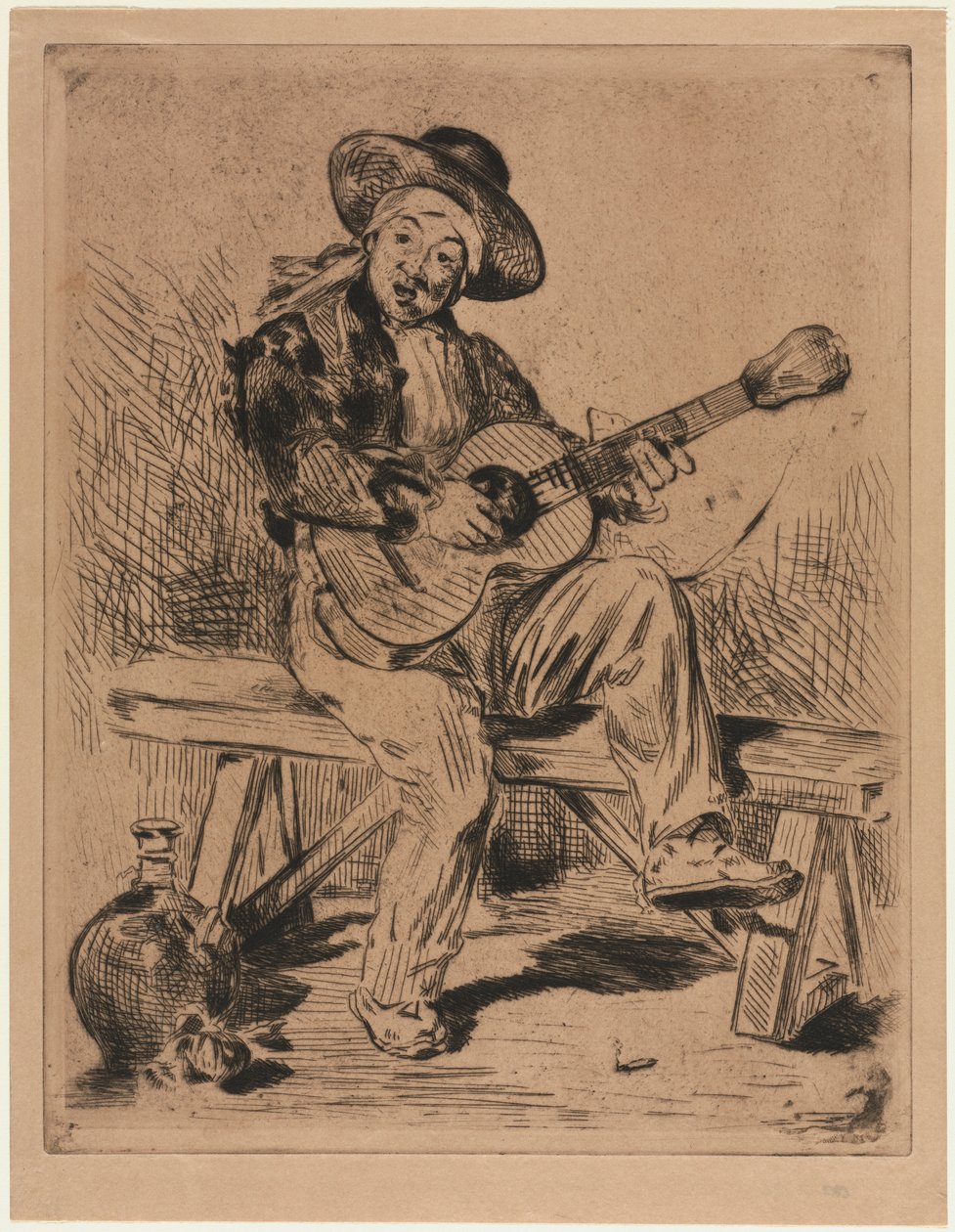 Gitarzysta, 1861. autorstwa Édouard Manet