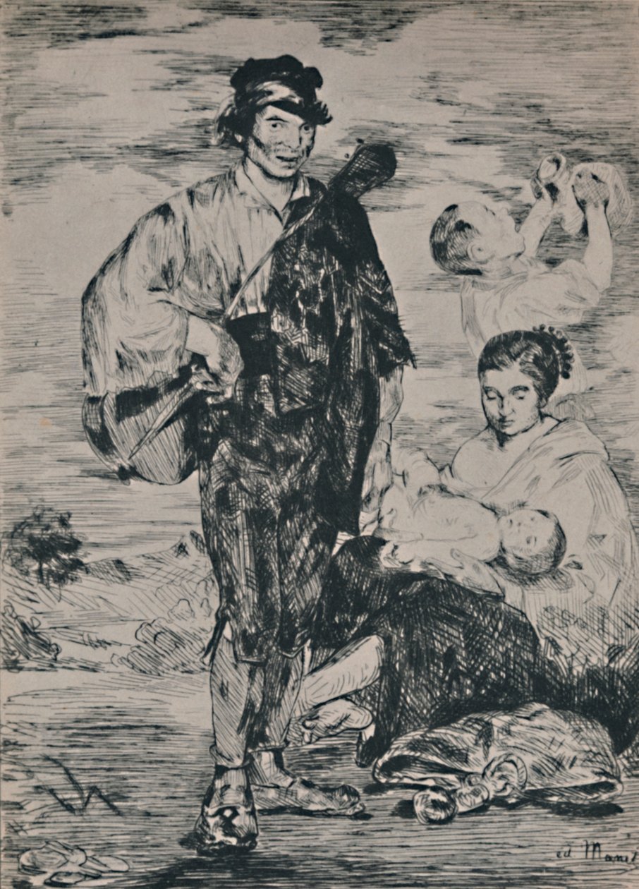 Cyganie, 1862, 1946 autorstwa Édouard Manet