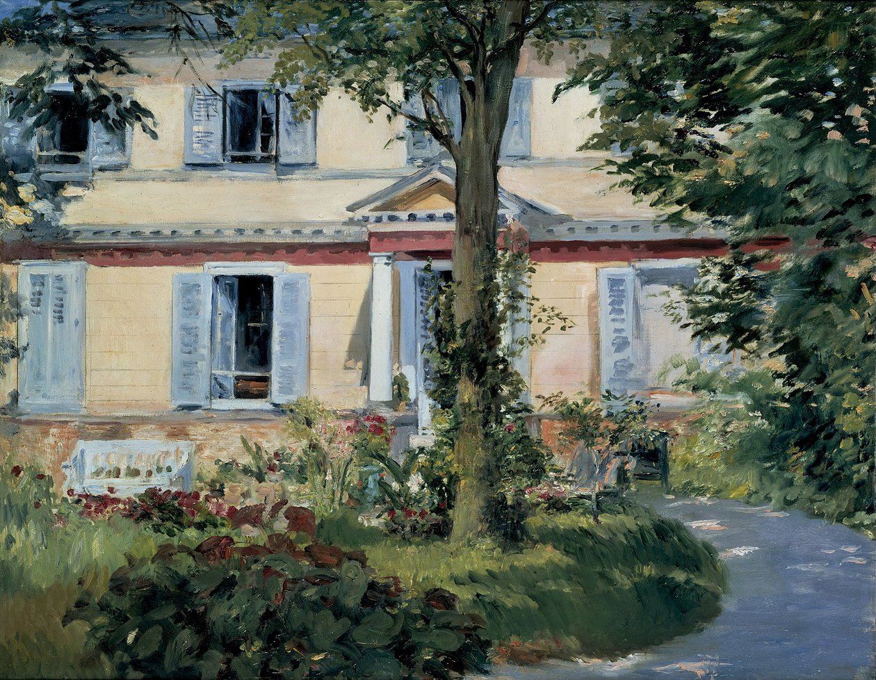 Dom w Rueil autorstwa Édouard Manet