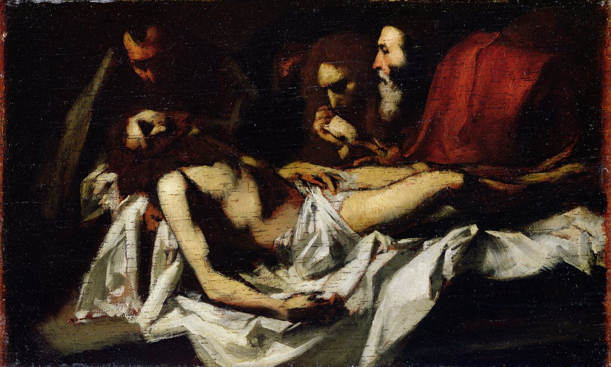 Złożenie Chrystusa do grobu autorstwa Édouard Manet