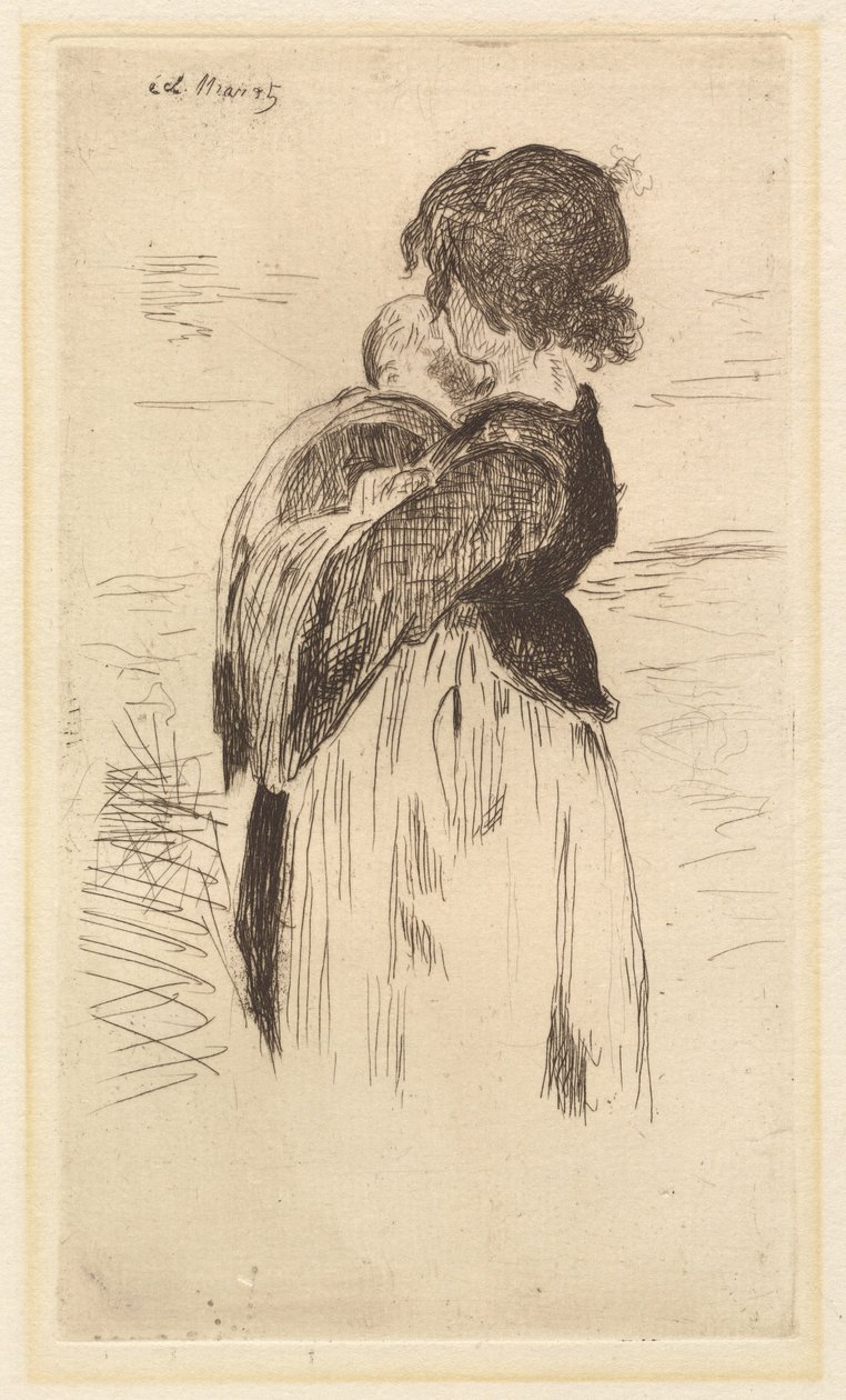 Mała dziewczynka (Le petite fille) autorstwa Édouard Manet