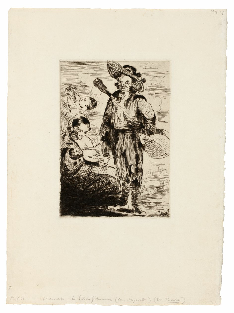 Mali Cyganie autorstwa Édouard Manet