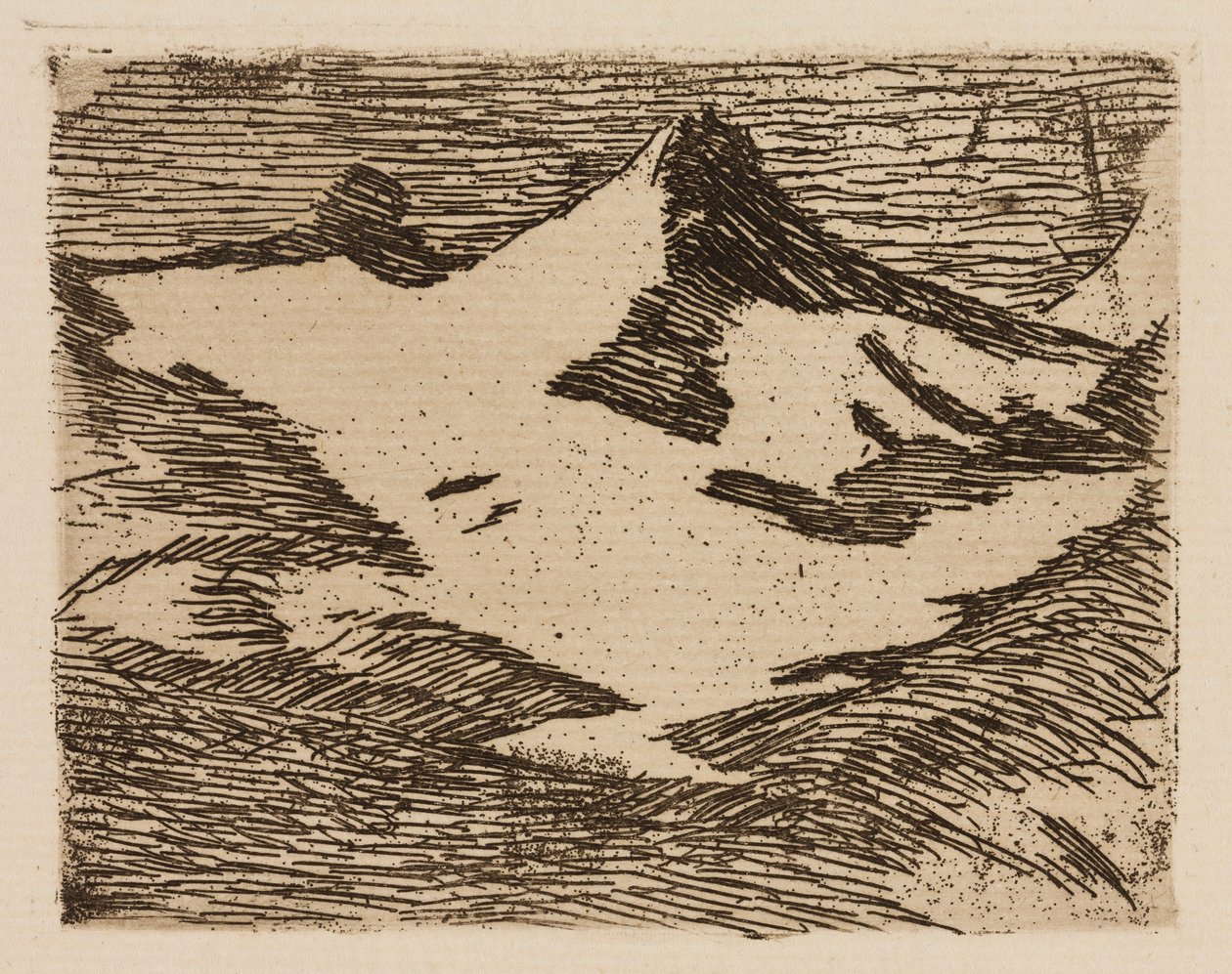 Góra, płyta 2 z Le Fleuve autorstwa Édouard Manet