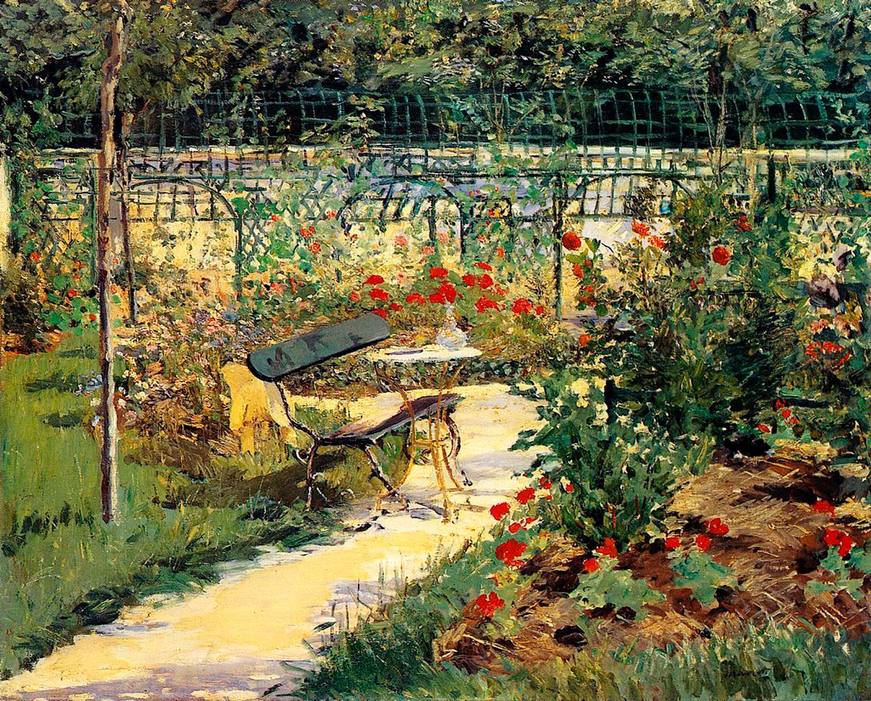 Ogród Malarza autorstwa Édouard Manet