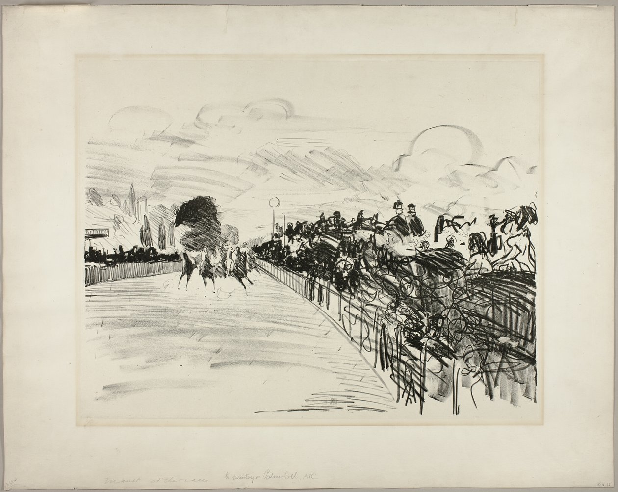 Wyścigi autorstwa Édouard Manet