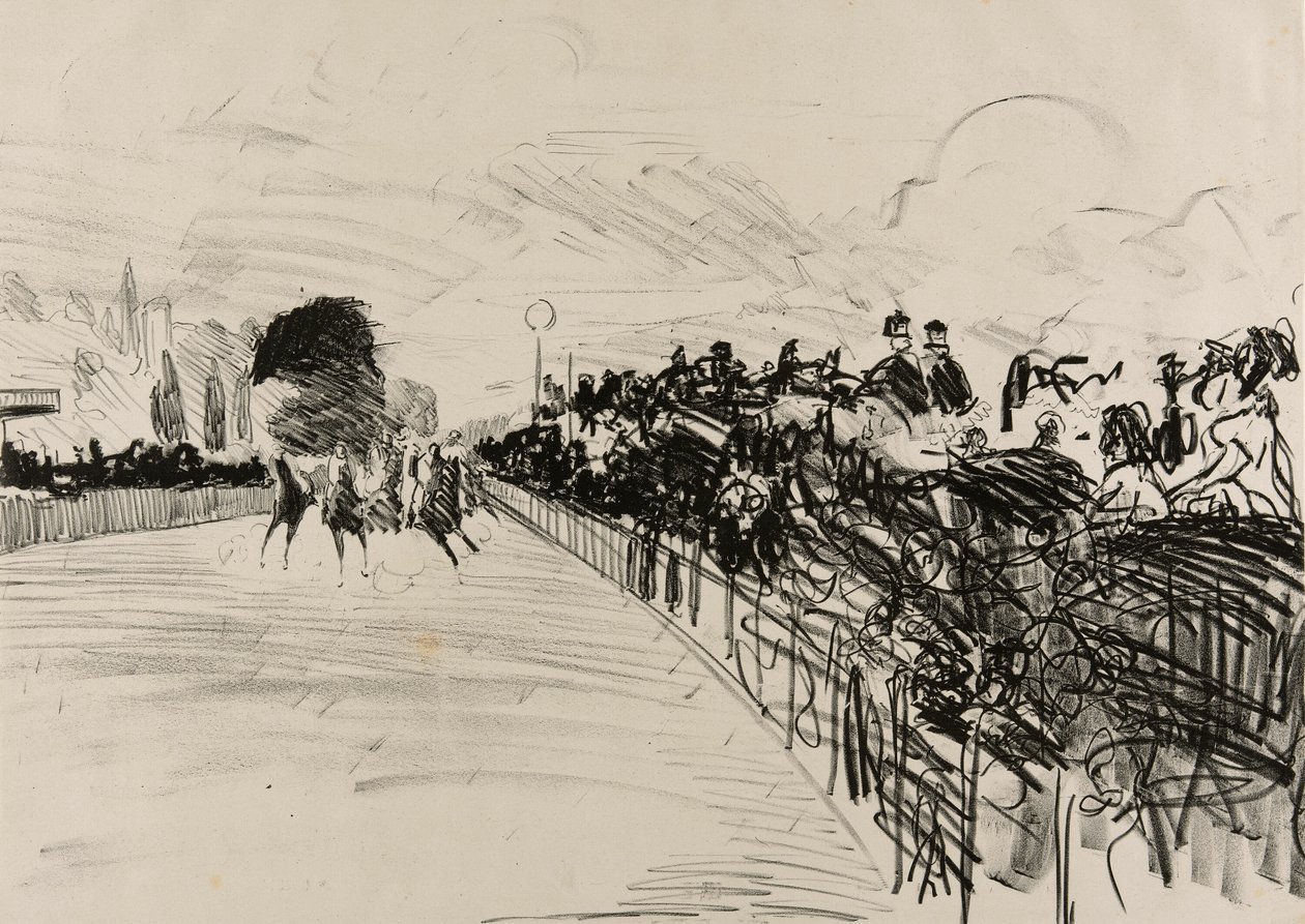 Wyścigi autorstwa Édouard Manet