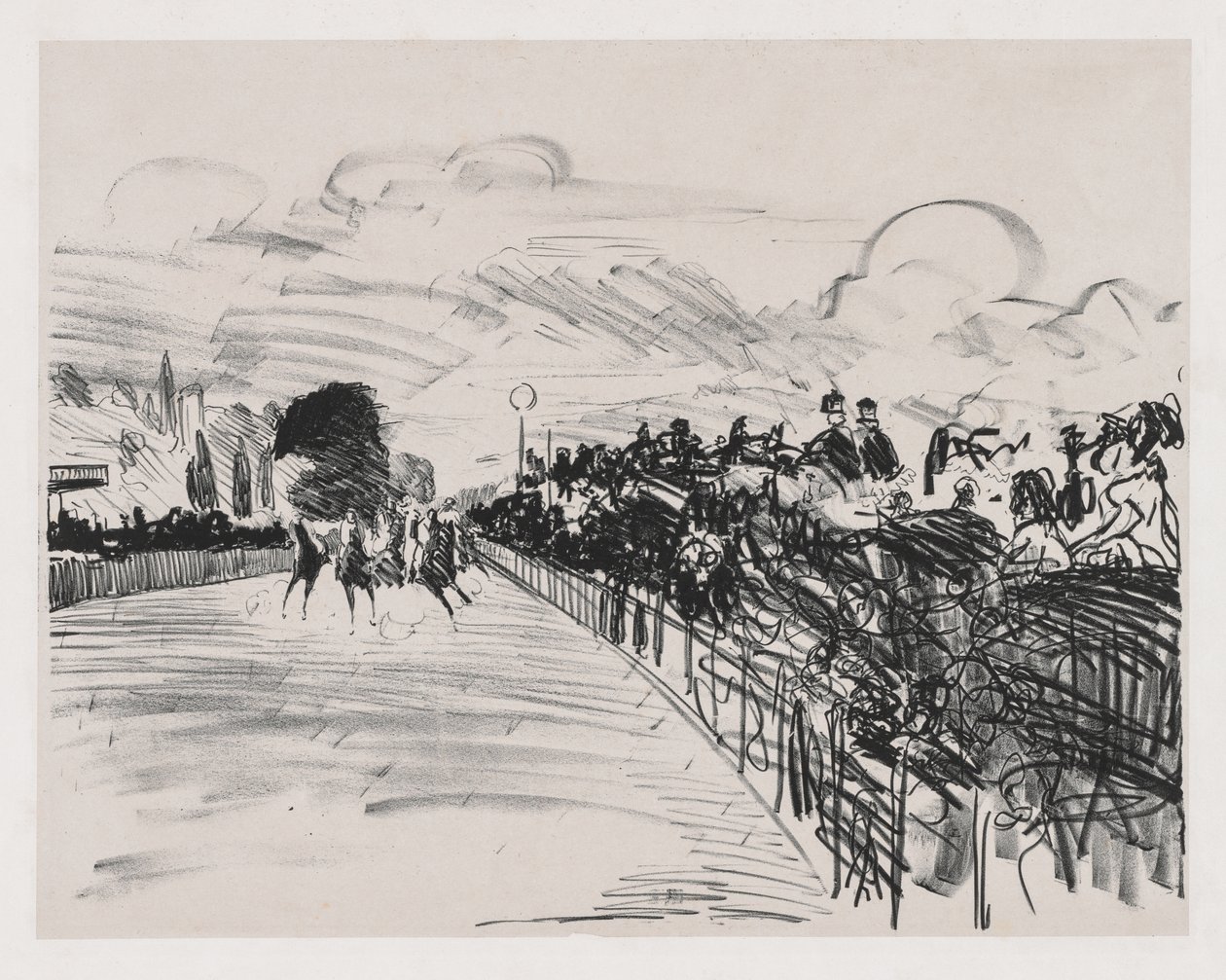 Wyścigi autorstwa Édouard Manet