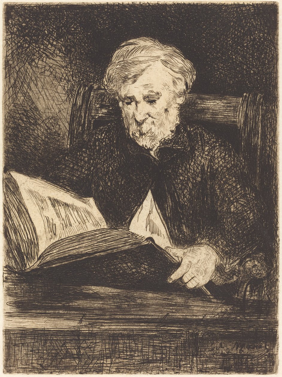 Czytelnik (Le liseur) autorstwa Édouard Manet