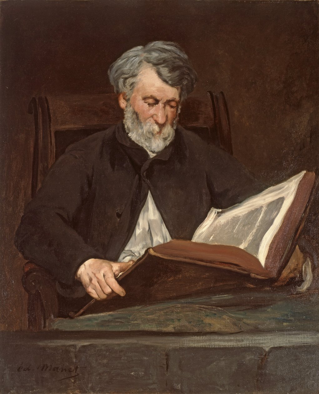 Czytelnik autorstwa Édouard Manet