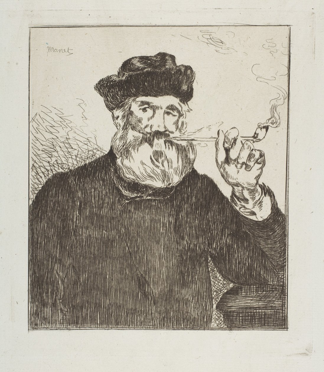 Palacz autorstwa Édouard Manet