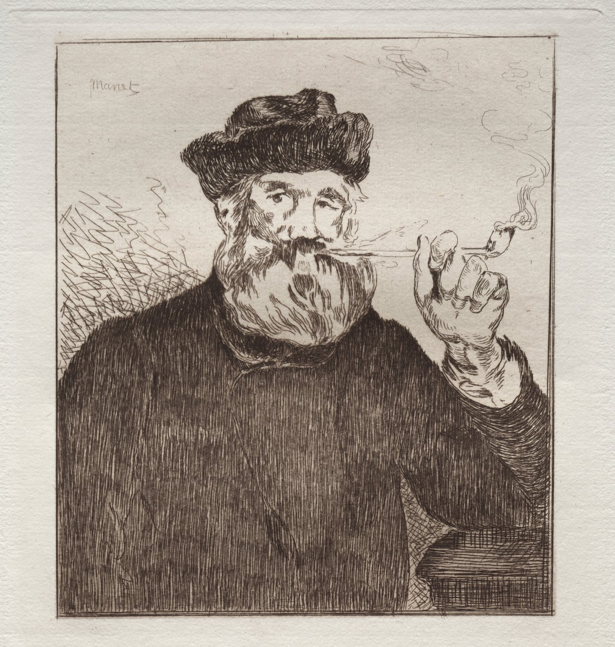 Palacz autorstwa Édouard Manet