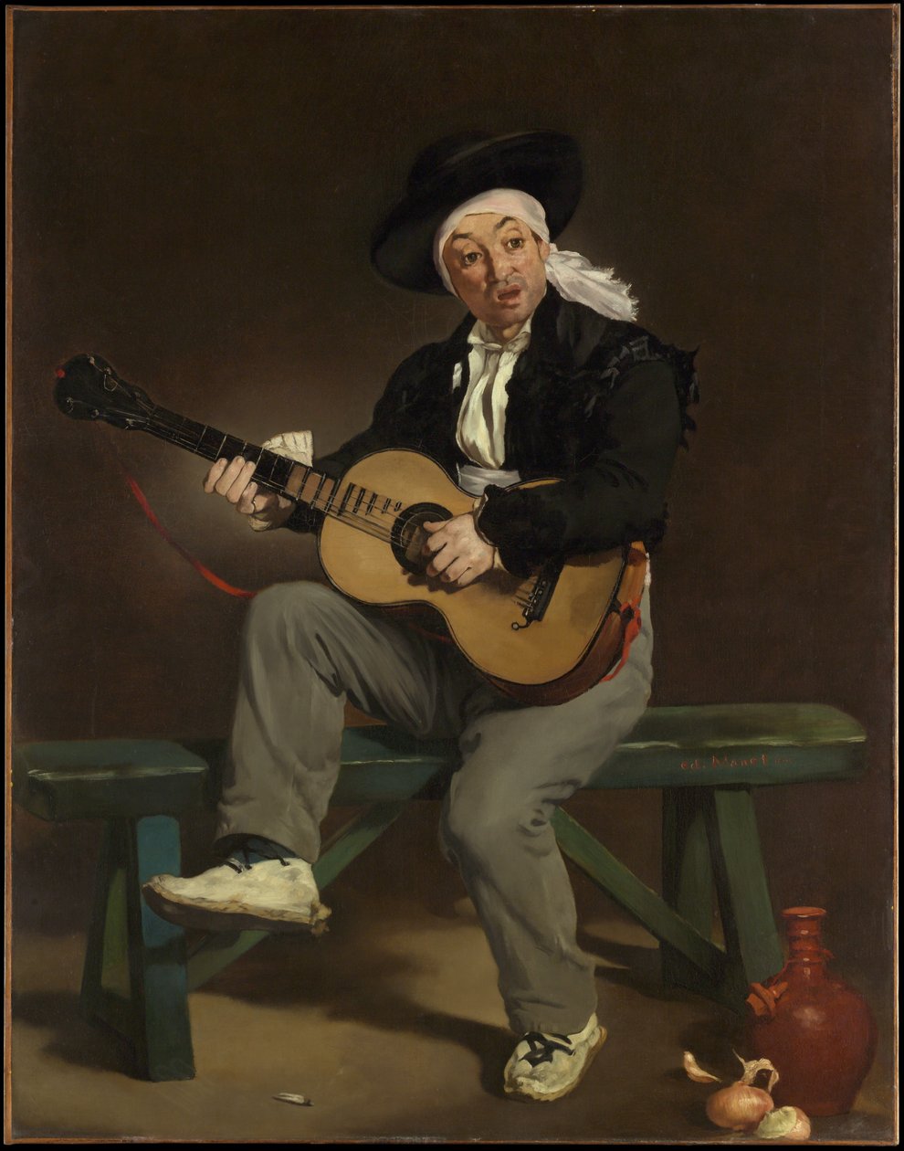 Hiszpańska śpiewaczka autorstwa Édouard Manet