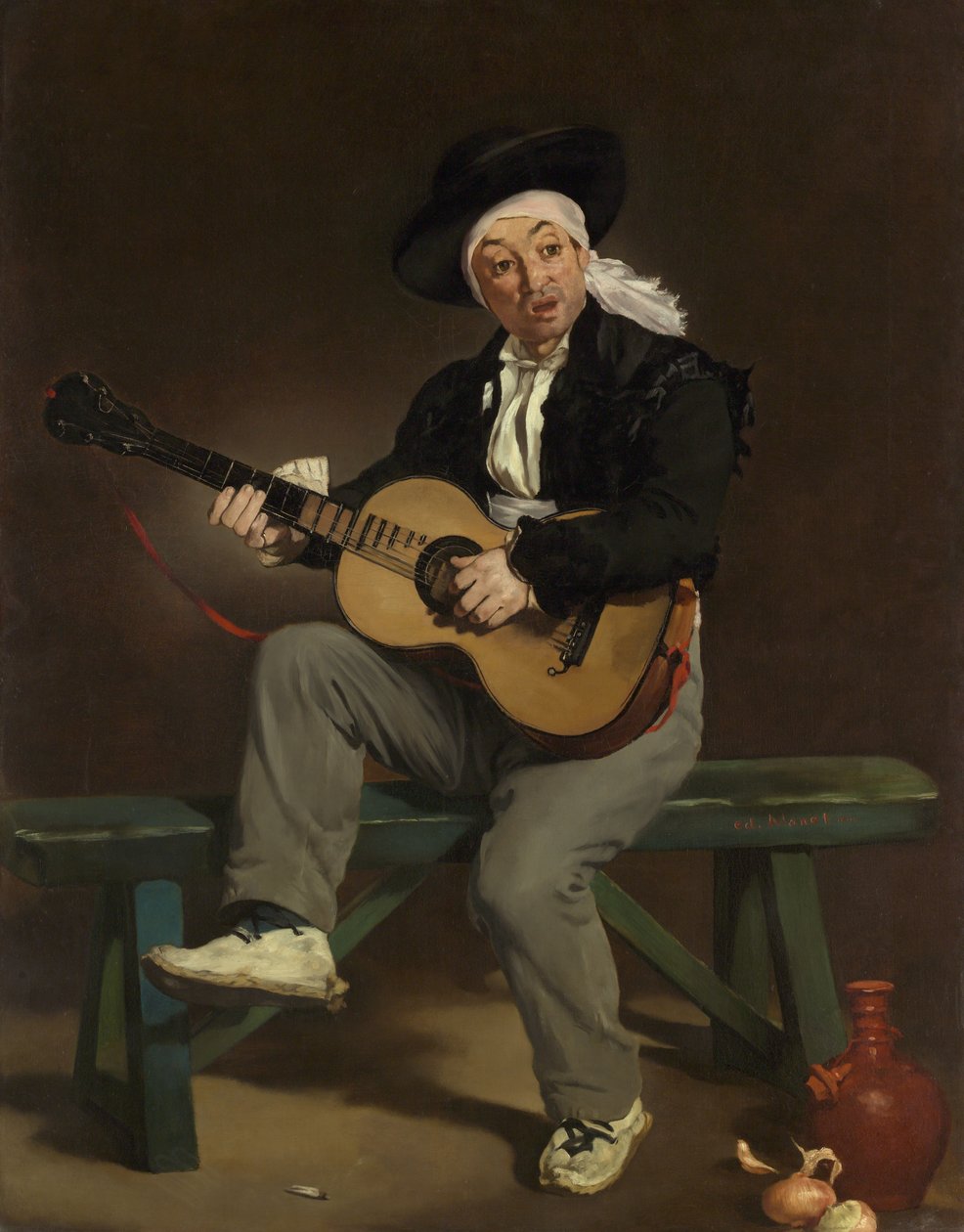 Hiszpańska piosenkarka autorstwa Édouard Manet