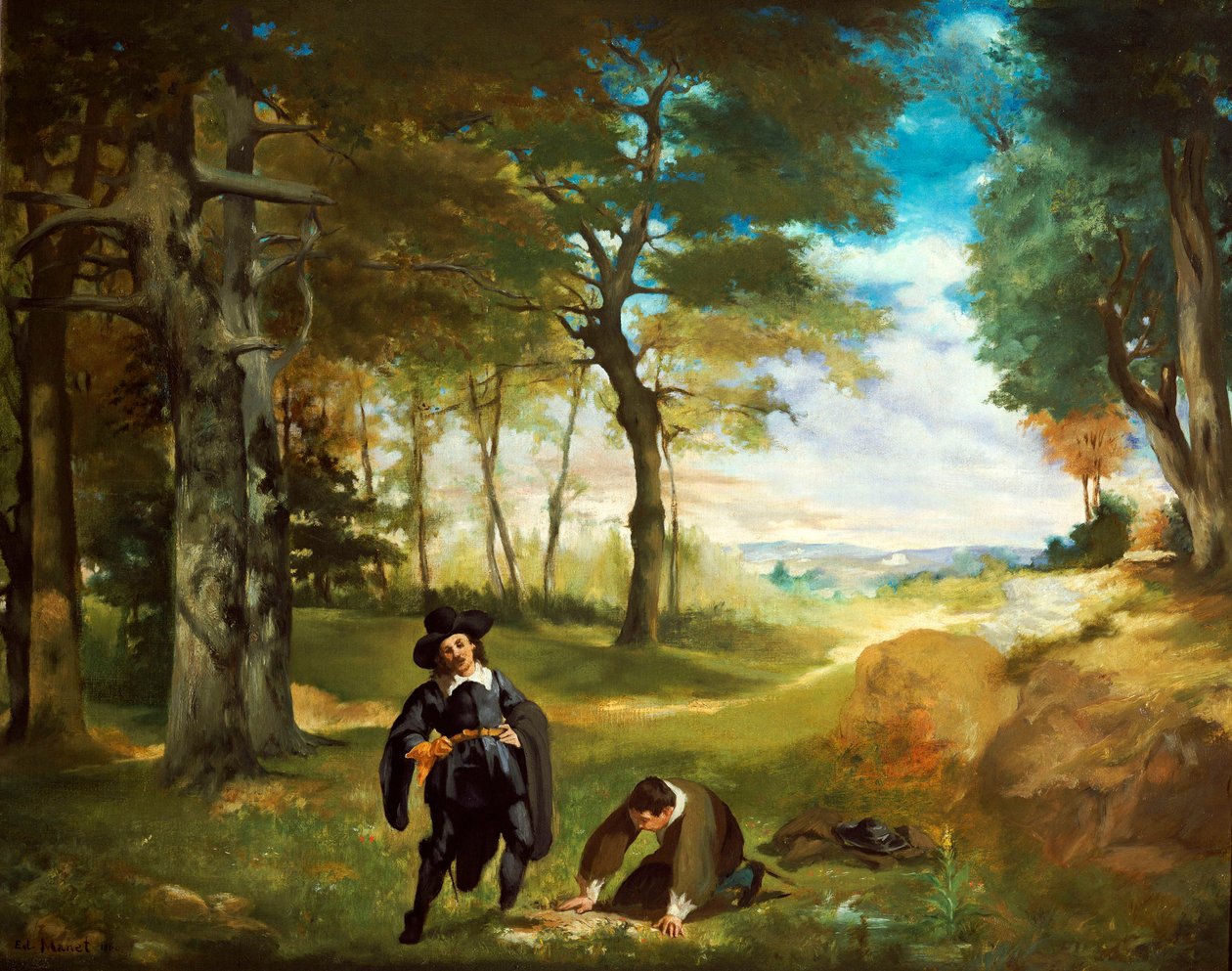 Studenci z Salamanki, 1860 autorstwa Édouard Manet