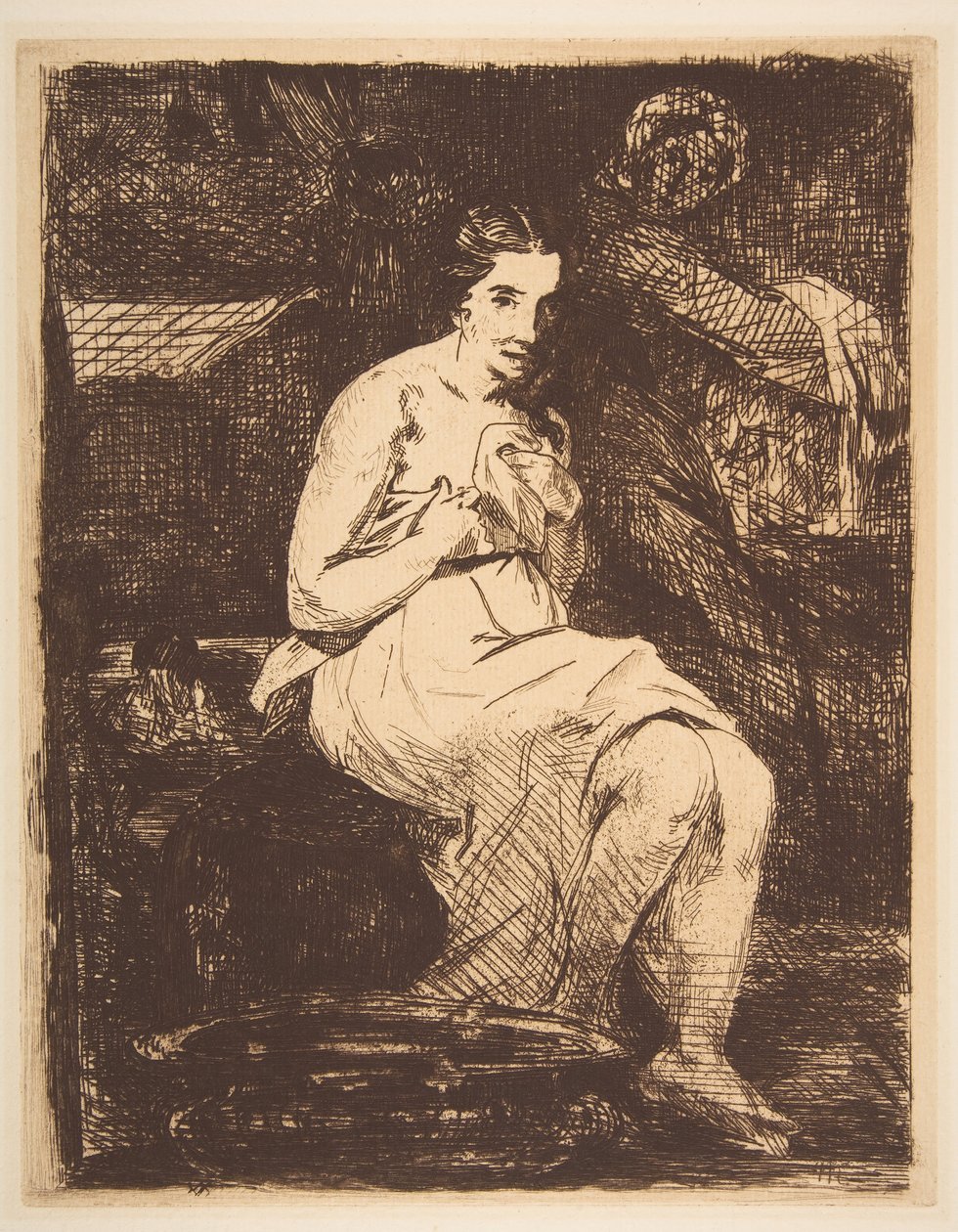 Toaleta, 1862. autorstwa Édouard Manet