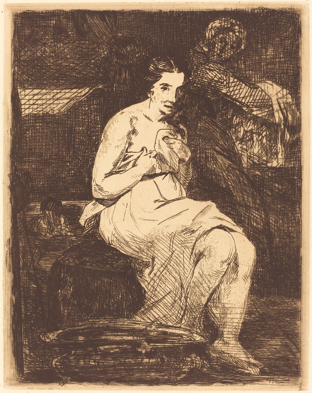 Toaleta La toaleta, 1862. autorstwa Édouard Manet