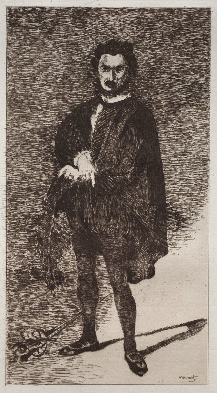 Tragiczny aktor autorstwa Édouard Manet