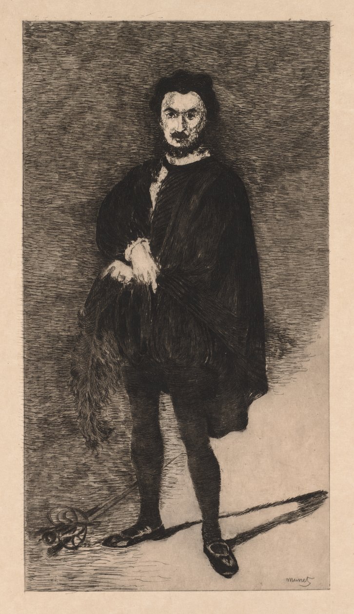 Tragiczny aktor autorstwa Édouard Manet