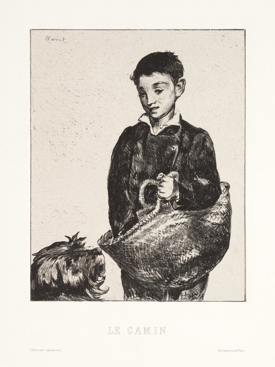 Ulicznik autorstwa Édouard Manet