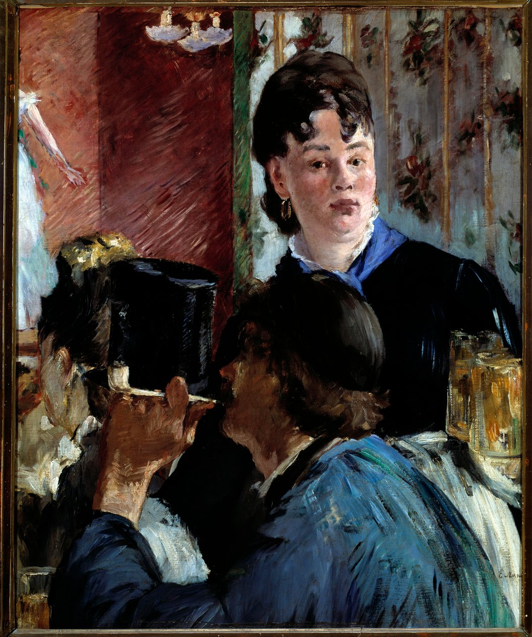Koźlak kelnerka - olej na płótnie autorstwa Édouard Manet