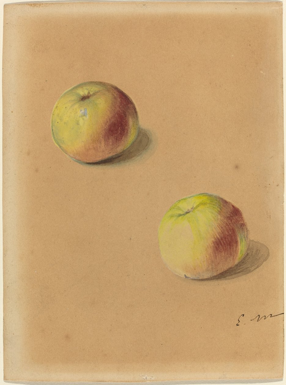 Dwa jabłka autorstwa Édouard Manet