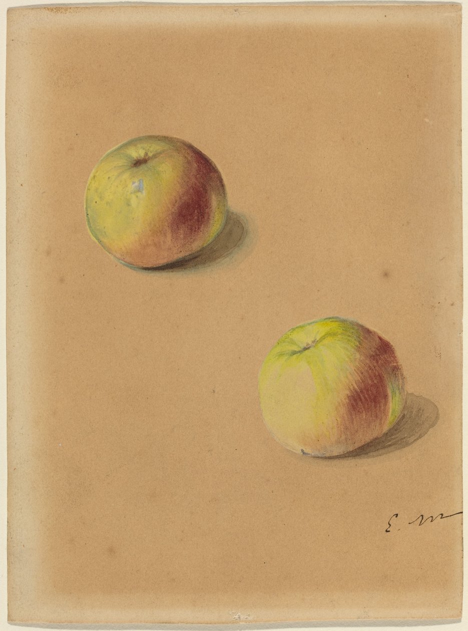 Dwa jabłka autorstwa Édouard Manet