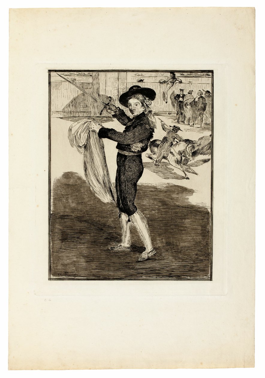 Victorine Meurent w kostiumie „Espada” autorstwa Édouard Manet