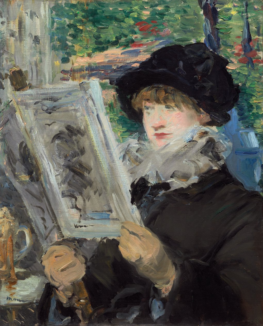 Kobieta czytająca autorstwa Édouard Manet