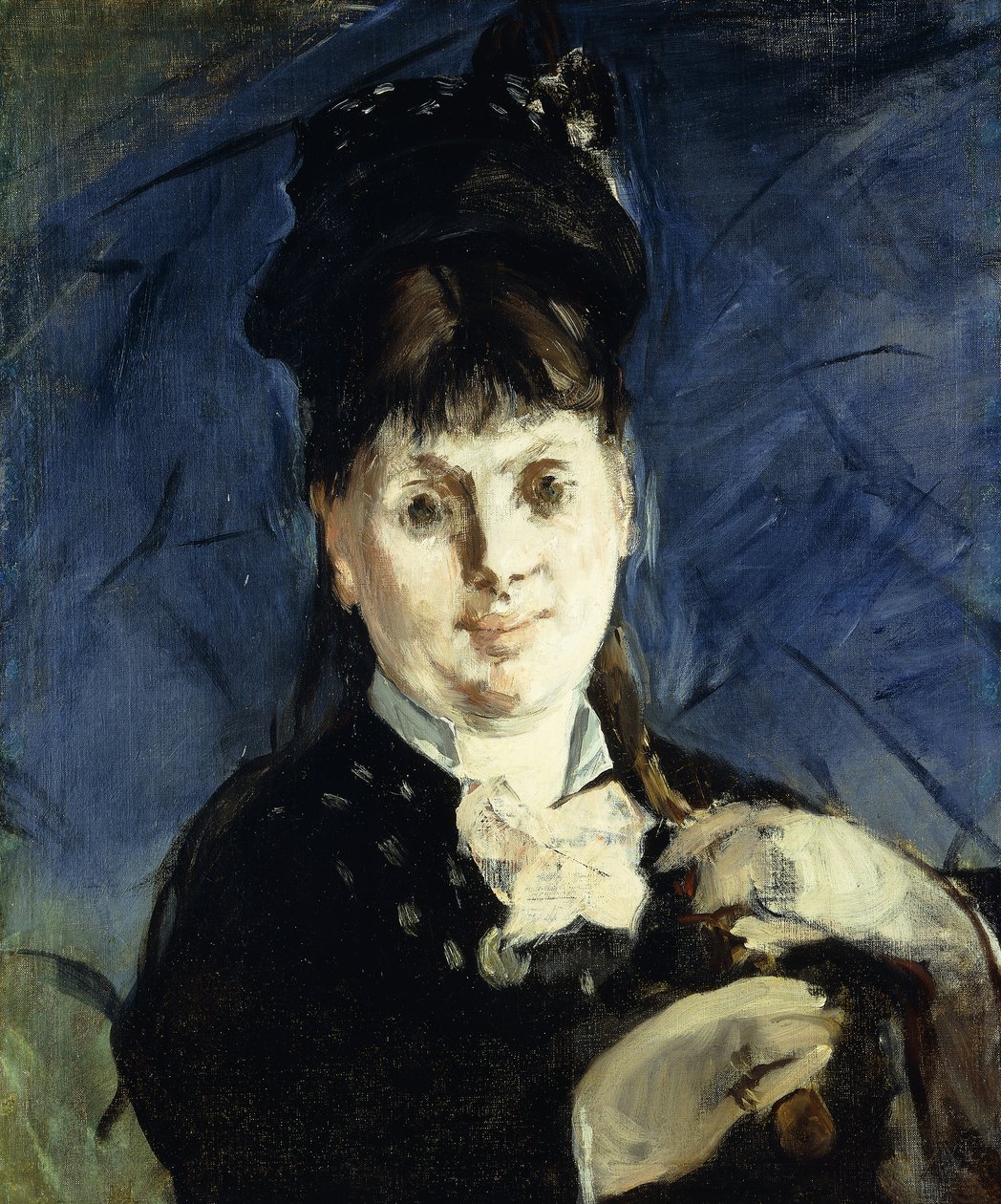 Kobieta i parasol; La Femme a L „Ombrelle, ok. 1875 r. autorstwa Édouard Manet