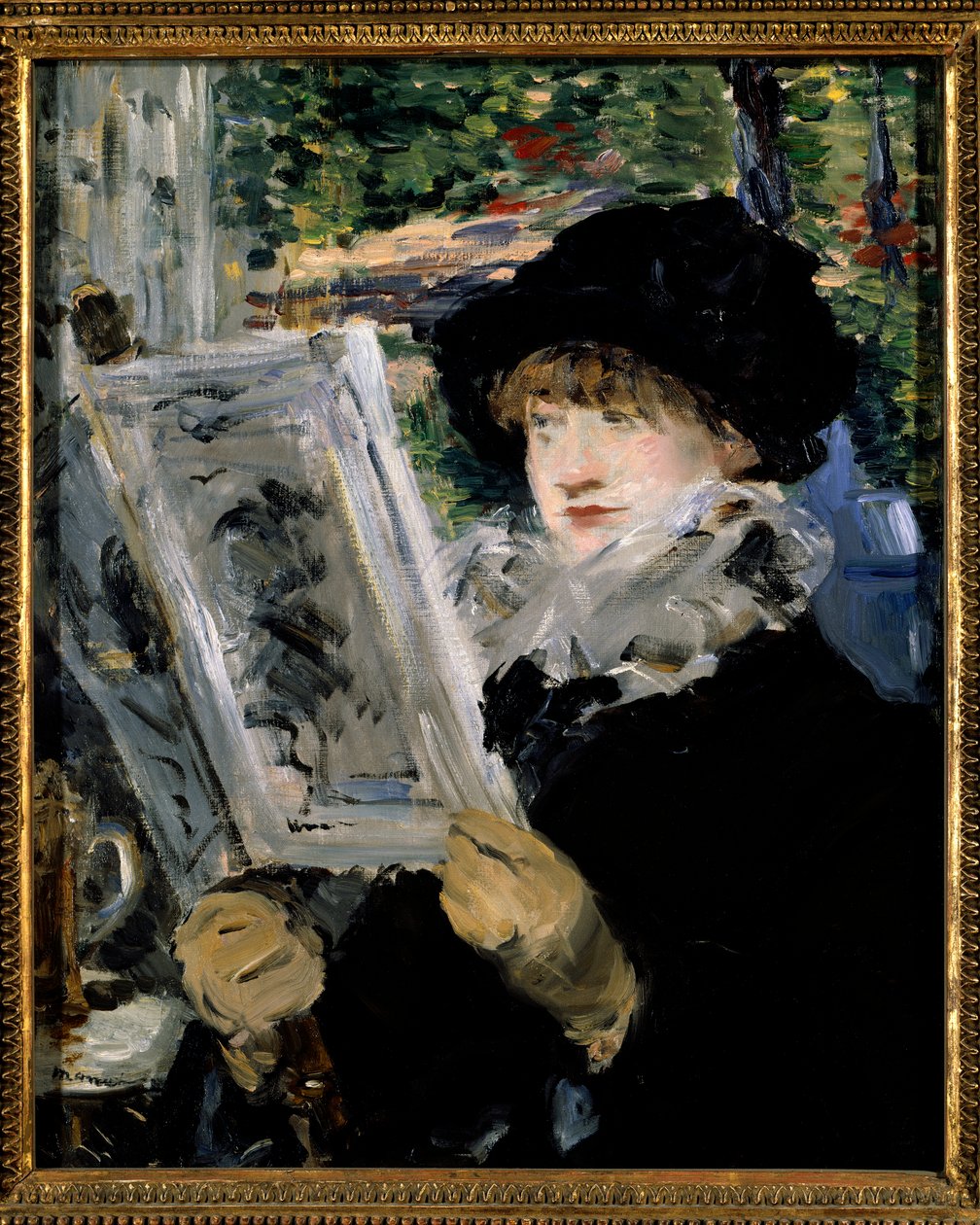 Kobieta czytająca autorstwa Édouard Manet
