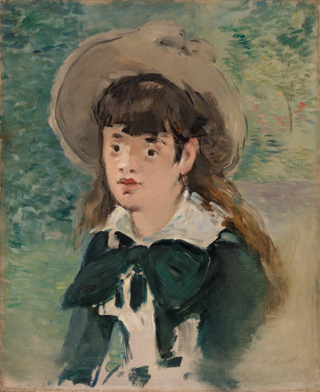 Młoda dziewczyna na ławce autorstwa Édouard Manet