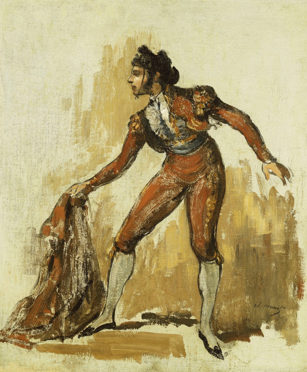 Młody mężczyzna w stroju do walki byków, 1862 autorstwa Édouard Manet
