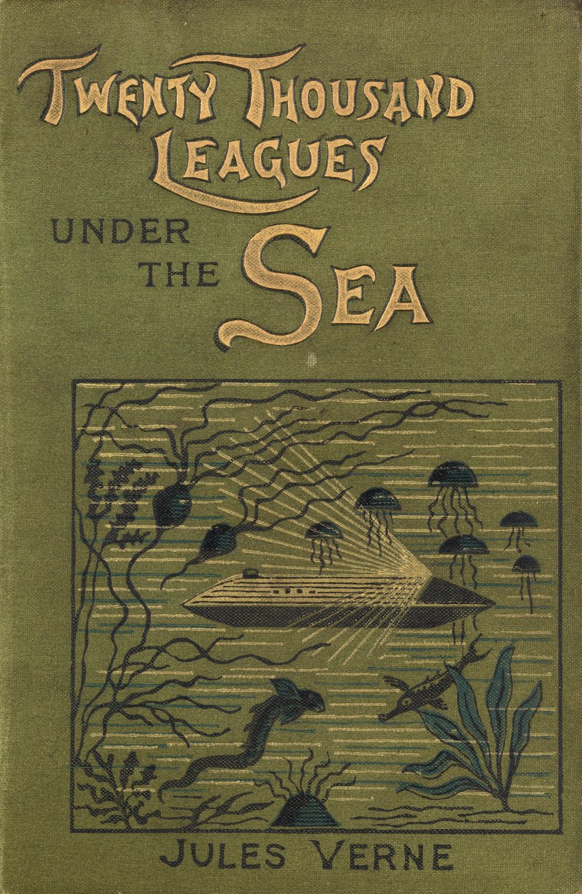 Okładka książki "Twenty Thousand Leagues Under The Sea" Julesa Verne