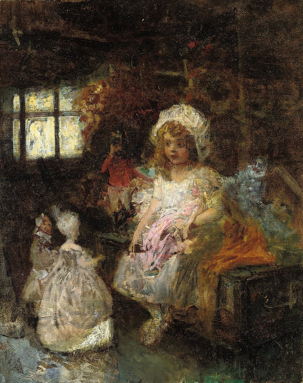 Przyjaciele w czasie zabawy autorstwa Edouard Veith