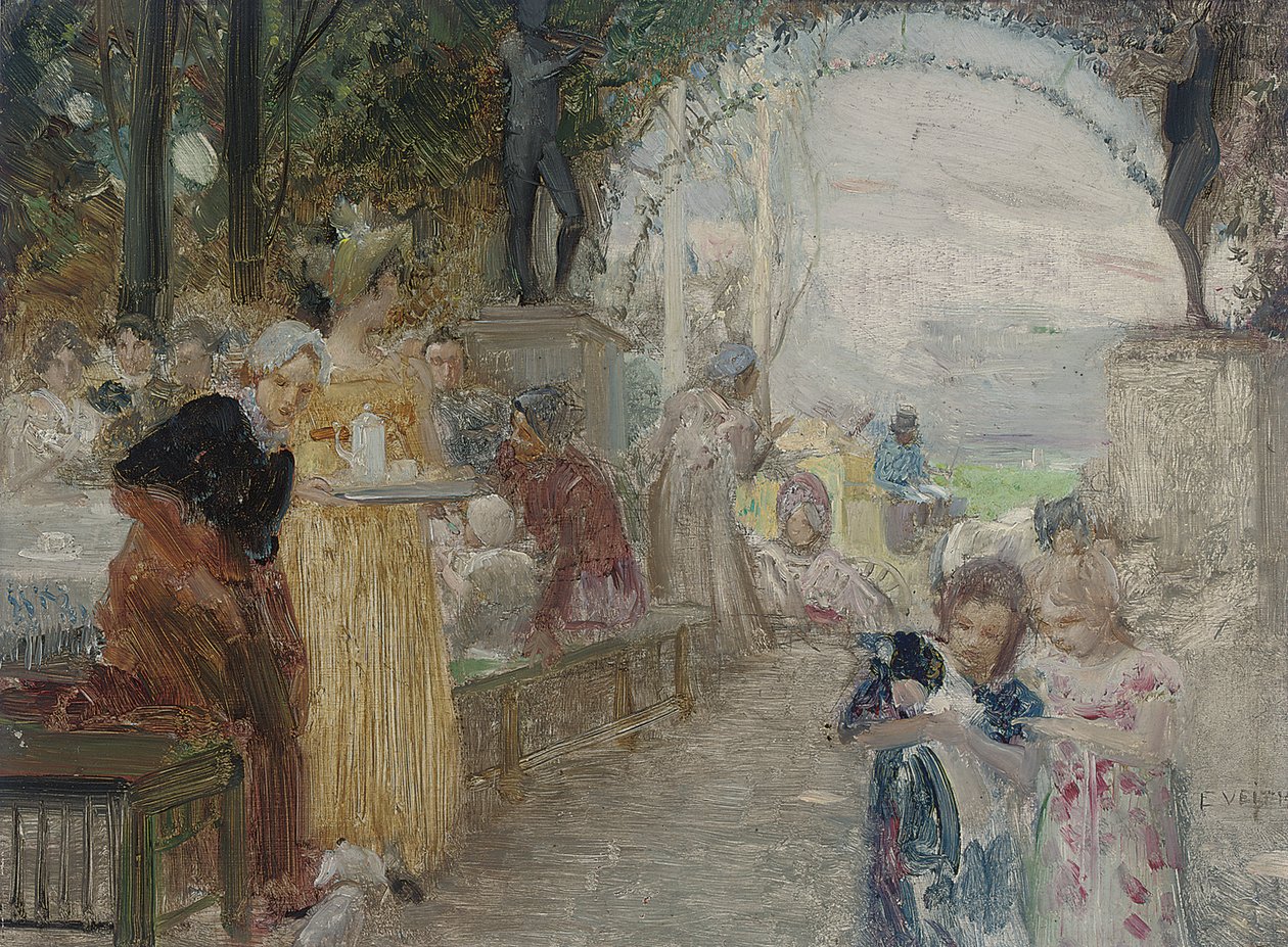 Przyjęcie herbaciane autorstwa Edouard Veith
