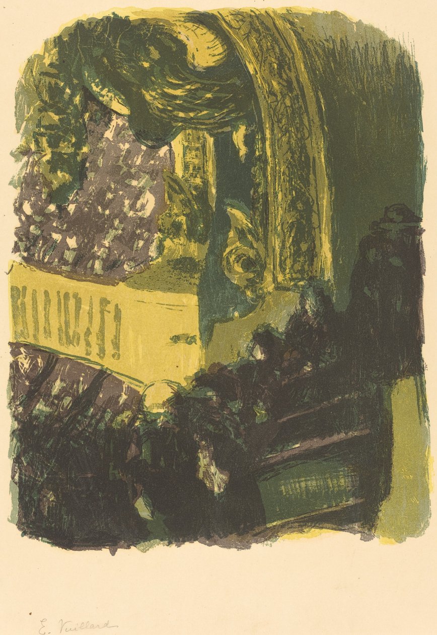 Galeria w Gimnazjum autorstwa Edouard Vuillard