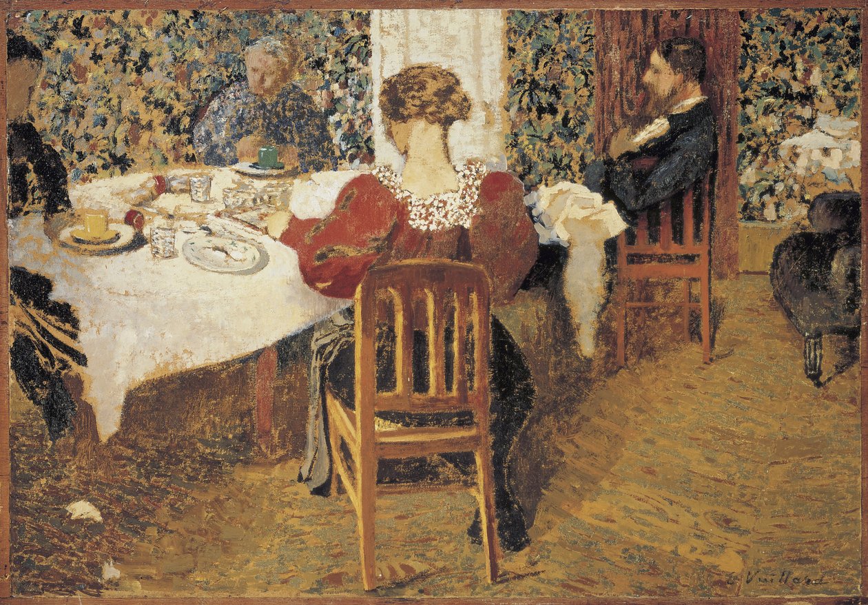 Przy stole Le Dejeuner, 1892 autorstwa Edouard Vuillard